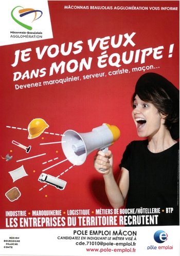 affiche annonce emplois