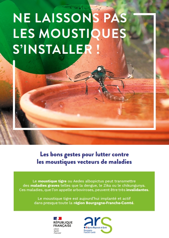 affiche lutte contre les moustiques