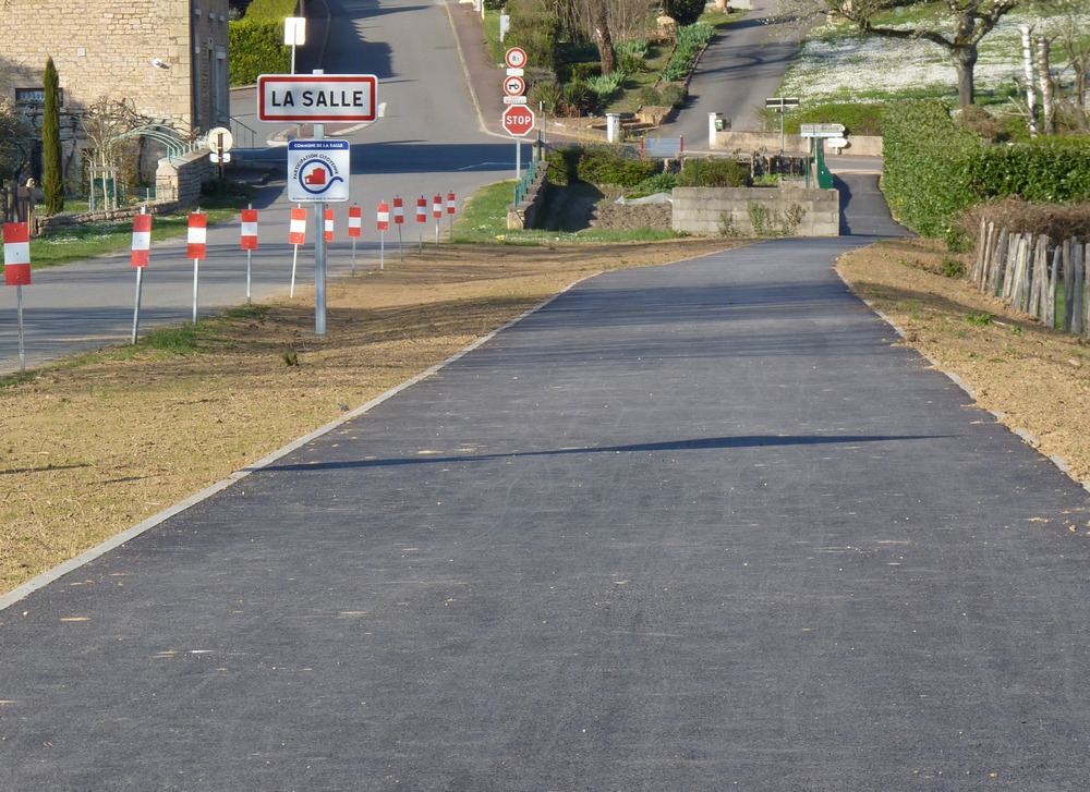 photo de la voie piétonne et cyclable