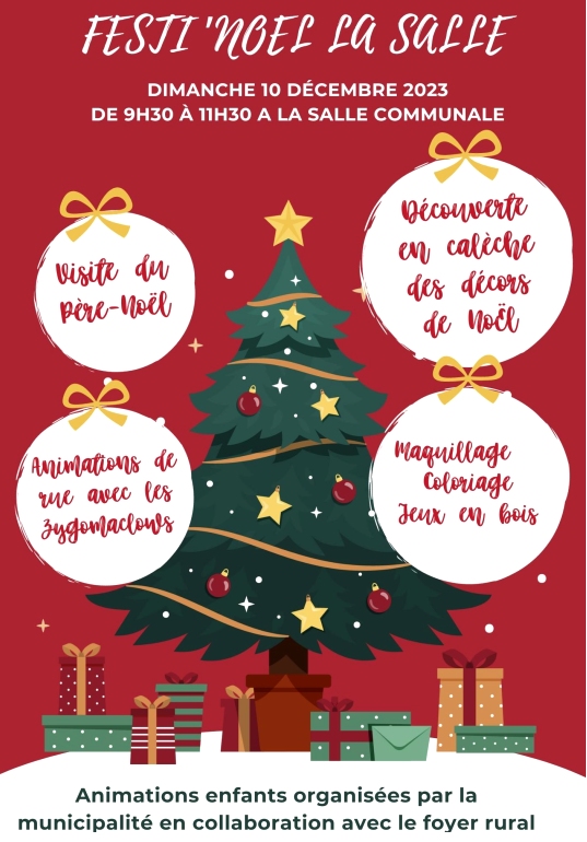 affiche Festi Noel La Salle 71