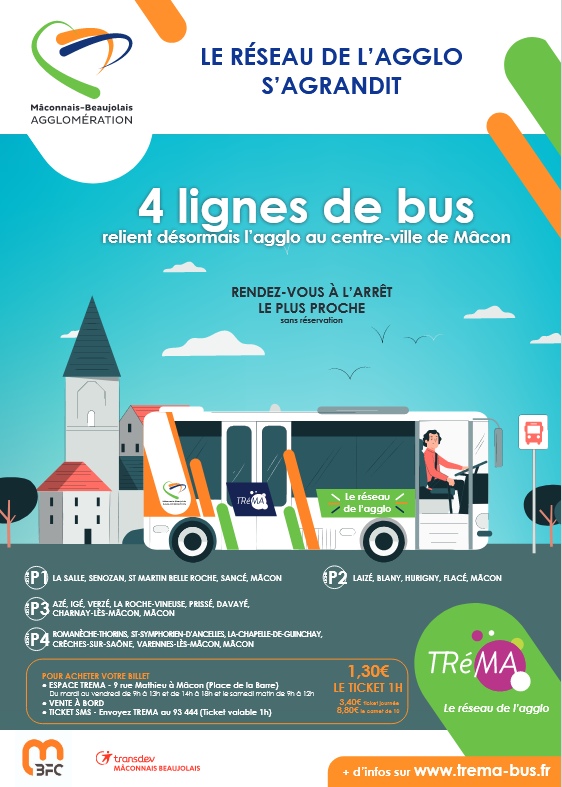 affiche lignes de bus